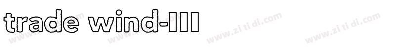 trade wind字体转换